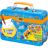 BIC kids Reisemalset memory GAME, im Metallkoffer, 64-teilig