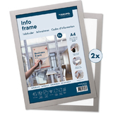 EUROPEL magnetrahmen INFO FRAME, din A4, silber