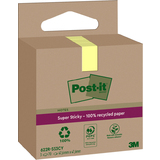 Post-it super Sticky recycling Notes, 47,6 x 47,6 mm, gelb