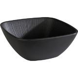 APS schale NERO, eckig, 195 x 195 mm, schwarz