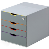 DURABLE schubladenbox VARICOLOR 4 SAFE, mit 4 Schubladen