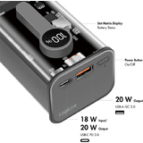 LogiLink powerbank mit Display, 10.000 mAh, schwarz