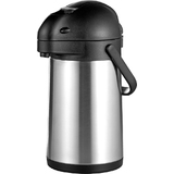 Esmeyer pump-isolierkanne STREAM, 1,9 Liter, silber/schwarz