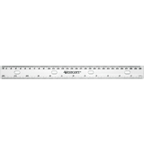 WESTCOTT flachlineal mit Abheftlochung, 300 mm, Kunststoff