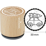 COLOP motiv-stempel Woodies "Auto mit Tannenbaum"