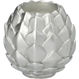 STARPAK kugelkerze "Pine Cone", silber