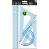 Wonday Geometrie-Set, 4-teilig, blau-transluzent