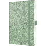 sigel buchkalender Jolie beauty 2026 "Green Monstera", A5