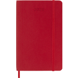 MOLESKINE taschenkalender 2026, P/A6, Softcover, hellrot