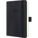 sigel taschenkalender Conceptum 2026, ca. din A6, schwarz