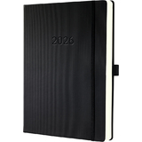 sigel buchkalender Conceptum 2026, din A4+, schwarz