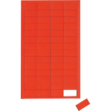 MAUL magnetsymbol Rechteck, 20 x 10 mm, rot