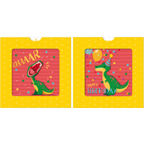 SUSY card 3D-Geburtstagskarte sliding card "Dino"