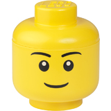 LEGO aufbewahrungskopf STORAGE head BOY, S, 2 Liter, gelb
