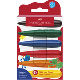 FABER-CASTELL Wachsmalfinger, 6er Kartonetui