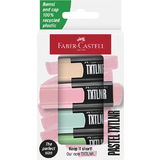 FABER-CASTELL mini-textmarker TXTLNR, 4er Kartonetui