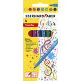 EBERHARD faber Glitter-Fasermaler, 8er Kartonetui