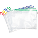 djois Reiverschlusstasche ZIPPER, din A3, PVC, sortiert