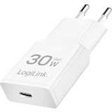 LogiLink USB-Steckdosenadapter, 1x usb-c (PD), 30 Watt, wei