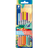 STAEDTLER doppelfasermaler Edition 2, 6er Kartonetui
