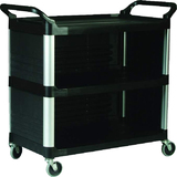 Rubbermaid mehrzweckwagen X-Tra Cart, 3 Etagen, schwarz