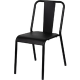 PAPERFLOW outdoor-besucherstuhl ARTY, 2er Set, schwarz