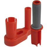 RAADHUIS handabroller fr Stretchfolie, rot / grau