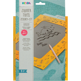 HEYDA zaubertafel Zeichen-Set, inkl. Holzstick, gelb