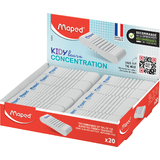 Maped kunststoff-radierer KIDY learn CONCENTRATION, 20er