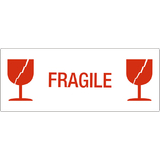 rillprint hinweisetiketten "FRAGILE"
