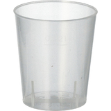 PAPSTAR mehrweg-schnapsglas PP, 2 cl, satiniert, 50er