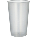 PAPSTAR mehrweg-trinkbecher PP, 0,5 l, transluzent, 30er