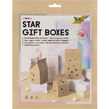 folia geschenkschachtel-set "Star gift boxes", Kraftpapier