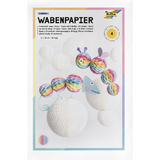 folia wabenpapier RAINBOW, 30-lagig, 210 x 330 mm, nassfest