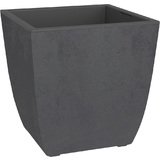 EDA Pflanzgef basalt Diva, eckig, 435 mm, anthrazit