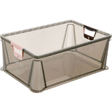 keeeper aufbewahrungsbox "luis", 45 Liter, grau-transparent