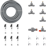 Bradas Garten-Sprhnebel-Set white LINE, 8 m