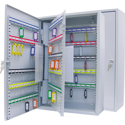 WEDO Schlsselschrank fr 150 Schlssel, lichtgrau