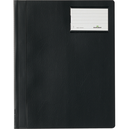 DURABLE Schnellhefter, DIN A4, aus PVC, schwarz