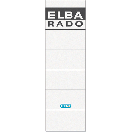 ELBA Ordnerrcken-Etiketten "ELBA RADO" - kurz/breit, wei