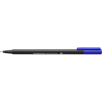 STAEDTLER Fineliner triplus, blau, Strichstrke: 0,3 mm