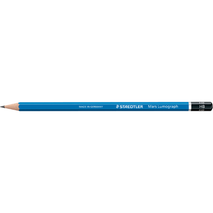 STAEDTLER Bleistift Mars Lumograph, Hrtegrad: HB
