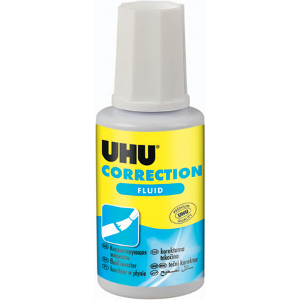 UHU Korrekturflssigkeit Correction Fluid, wei, 20 ml