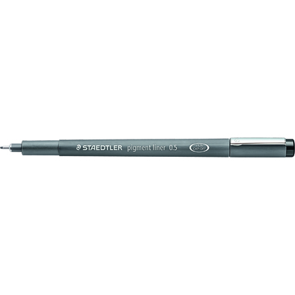 STAEDTLER Pigmentliner, schwarz, Strichstrke: 0,5 mm