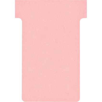 nobo T-Karten, Gre 2 / 60 mm, 170 g/qm, pink