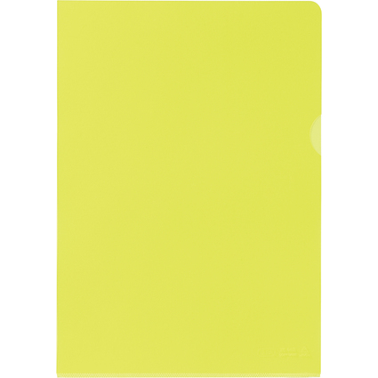 Oxford Sichthlle Premium, DIN A4, PVC, glasklar, gelb, 25er