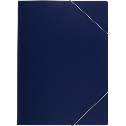 Oxford Eckspanner image, DIN A4, aus PP, dunkelblau
