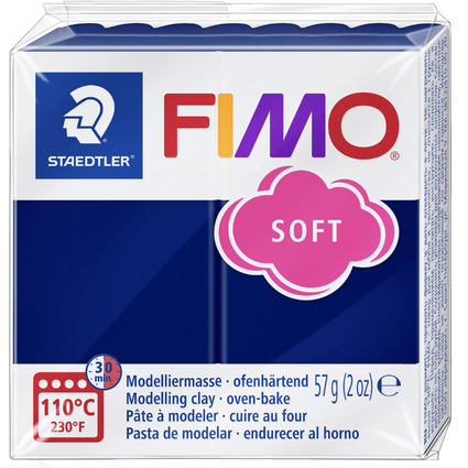 FIMO SOFT Modelliermasse, ofenhrtend, windsorblau, 57 g
