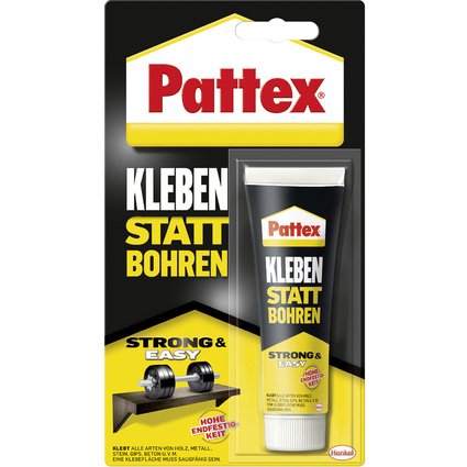Pattex Kraftkleber Kleben statt Bohren, 50 g Standtube, wei