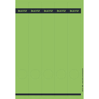 LEITZ Ordnerrcken-Etikett, 39 x 285 mm, lang, schmal, grn